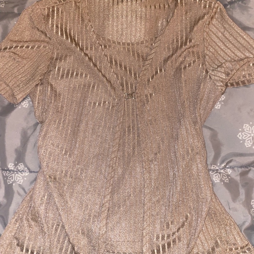 Cute Gold Blouse